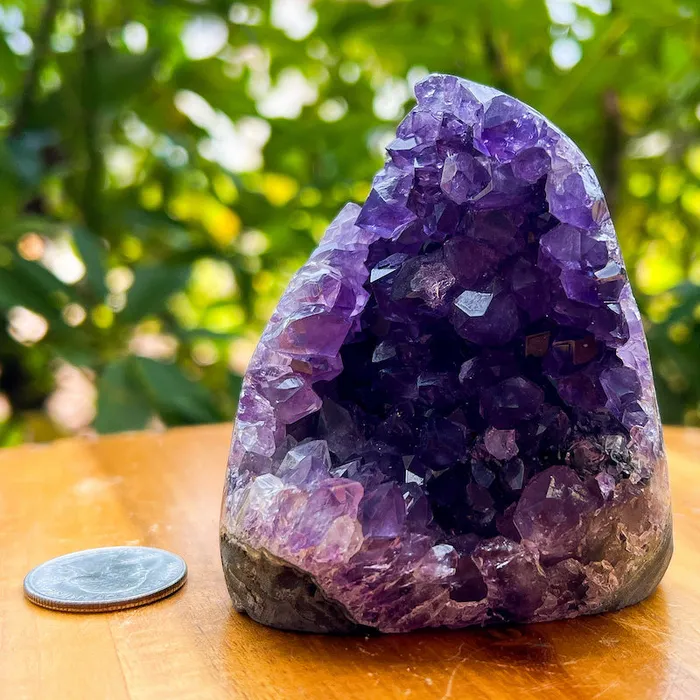 Magic Crystals Charm Necklaces Polished Amethyst Geode Cluster Cathedral Amethyst Group 1