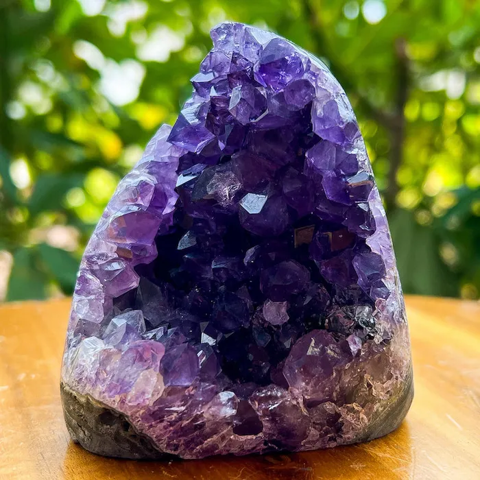 Magic Crystals Charm Necklaces Polished Amethyst Geode Cluster Cathedral Amethyst Group 1