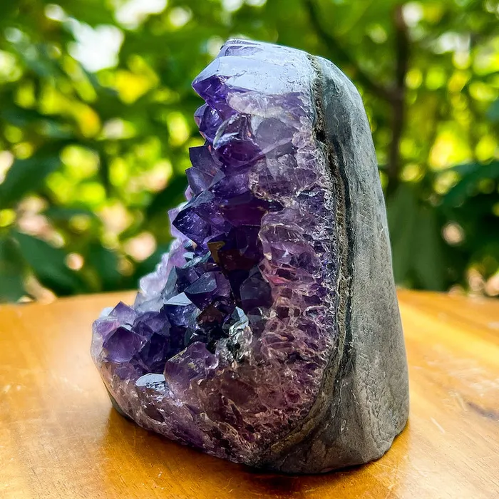 Magic Crystals Charm Necklaces Polished Amethyst Geode Cluster Cathedral Amethyst Group 1