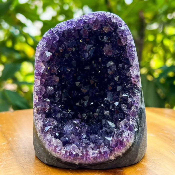 Magic Crystals Charm Necklaces Polished Amethyst Geode Cluster Cathedral Amethyst Group 1