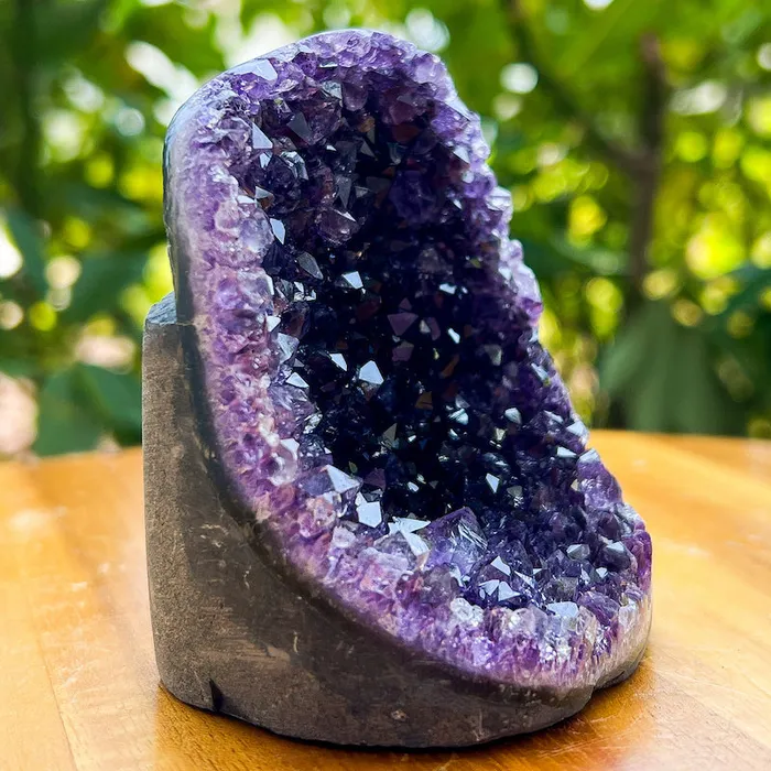 Magic Crystals Charm Necklaces Polished Amethyst Geode Cluster Cathedral Amethyst Group 1