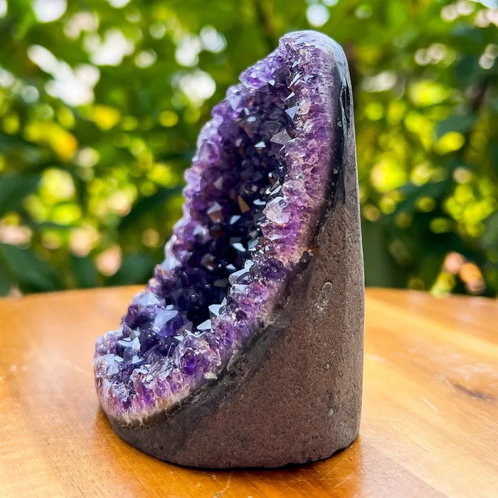 Magic Crystals Charm Necklaces Polished Amethyst Geode Cluster Cathedral Amethyst Group 1