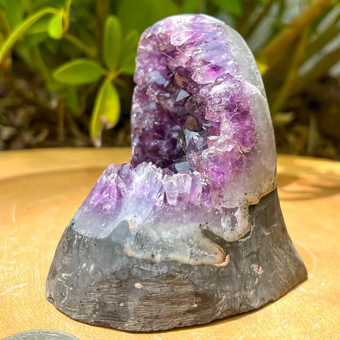 Magic Crystals Charm Necklaces Polished Amethyst Geode Cluster Cathedral Amethyst Group 1