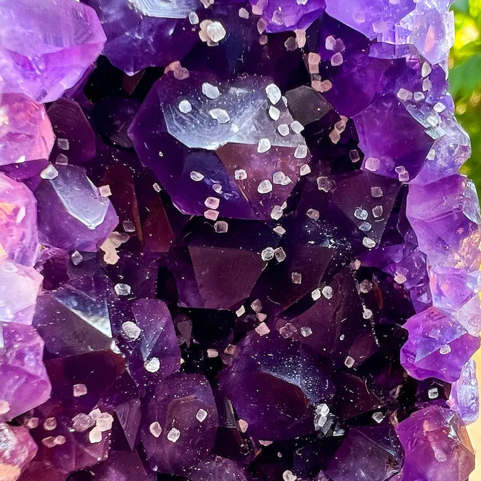 Magic Crystals Charm Necklaces Polished Amethyst Geode Cluster Cathedral Amethyst Group 1