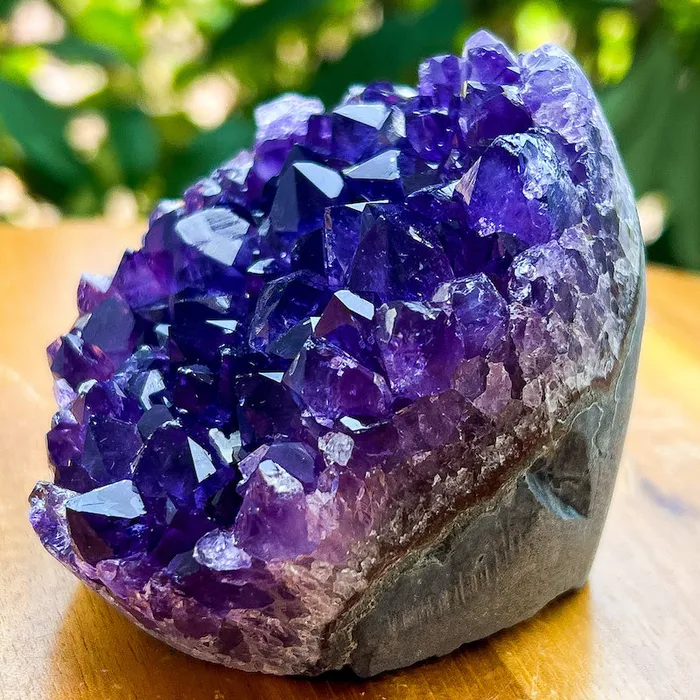 Magic Crystals Charm Necklaces Polished Amethyst Geode Cluster Cathedral Amethyst Group 1