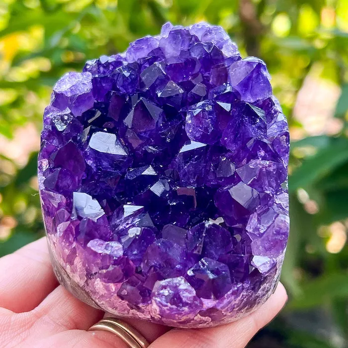 Magic Crystals Charm Necklaces Polished Amethyst Geode Cluster Cathedral Amethyst Group 1