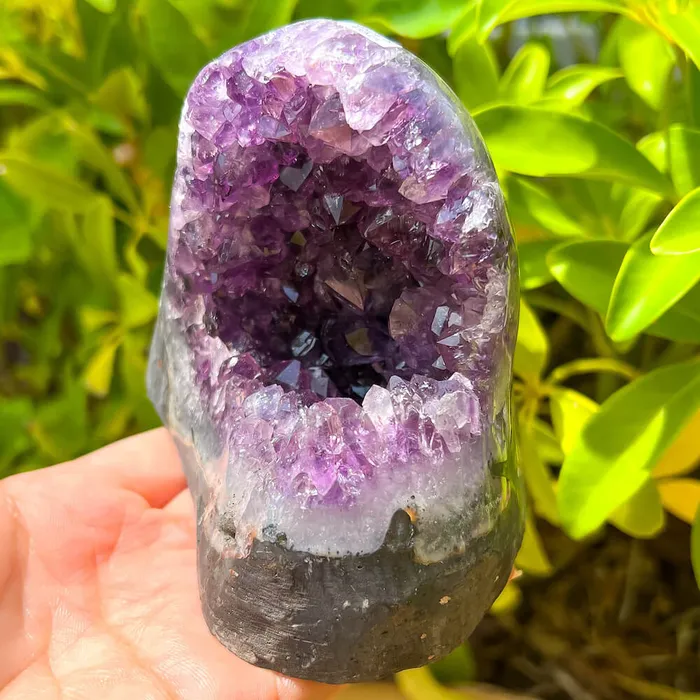 Magic Crystals Charm Necklaces Polished Amethyst Geode Cluster Cathedral Amethyst Group 1