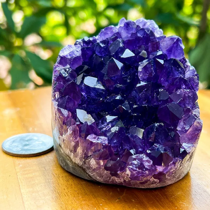 Magic Crystals Charm Necklaces Polished Amethyst Geode Cluster Cathedral Amethyst Group 1