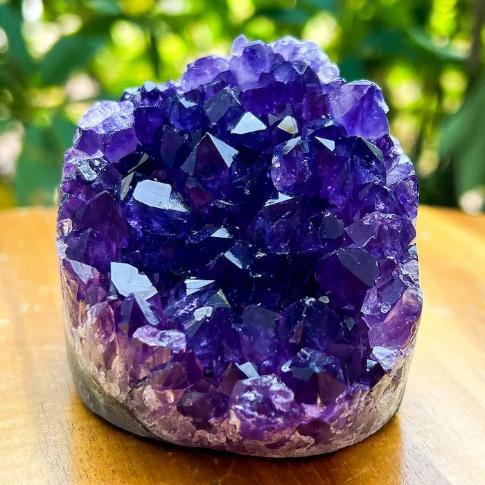 Magic Crystals Charm Necklaces Polished Amethyst Geode Cluster Cathedral Amethyst Group 1