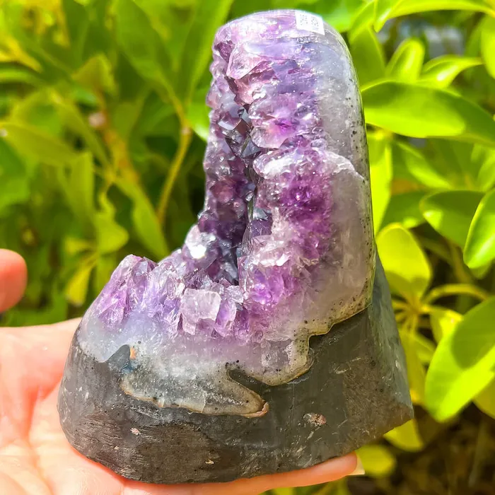 Magic Crystals Charm Necklaces Polished Amethyst Geode Cluster Cathedral Amethyst Group 1