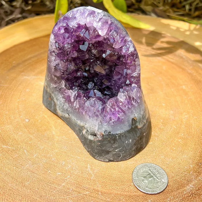 Magic Crystals Charm Necklaces Polished Amethyst Geode Cluster Cathedral Amethyst Group 1