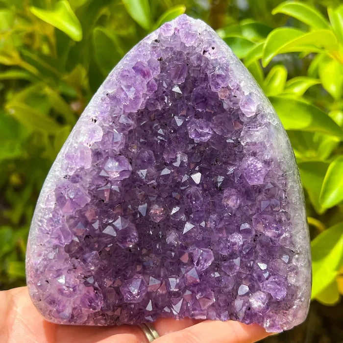 Magic Crystals Charm Necklaces Polished Amethyst Geode Cluster Cathedral Amethyst Group 1