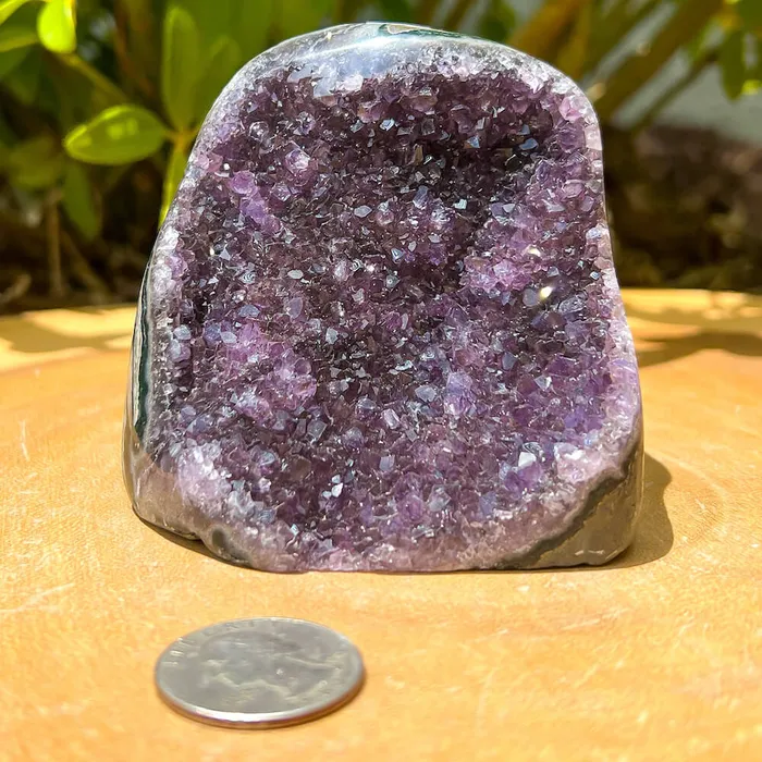 Magic Crystals Charm Necklaces Polished Amethyst Geode Cluster Cathedral Amethyst Group 1