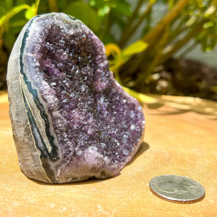 Magic Crystals Charm Necklaces Polished Amethyst Geode Cluster Cathedral Amethyst Group 1