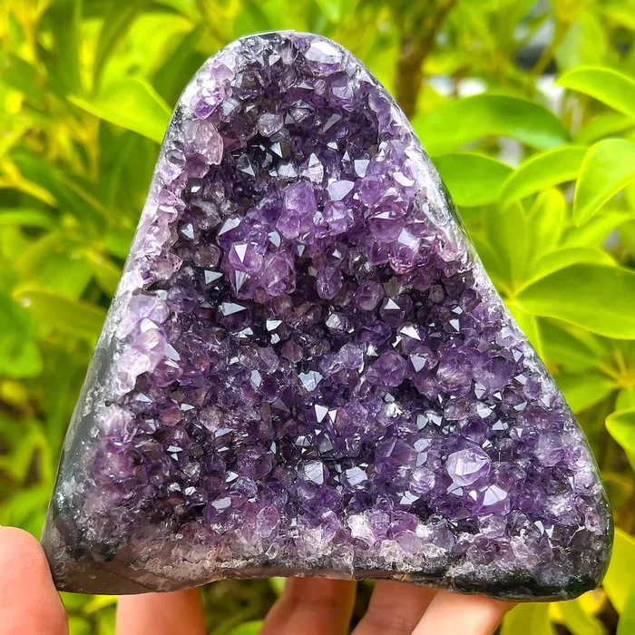 Magic Crystals Charm Necklaces Polished Amethyst Geode Cluster Cathedral Amethyst Group 1