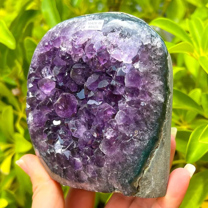 Magic Crystals Charm Necklaces Polished Amethyst Geode Cluster Cathedral Amethyst Group 1