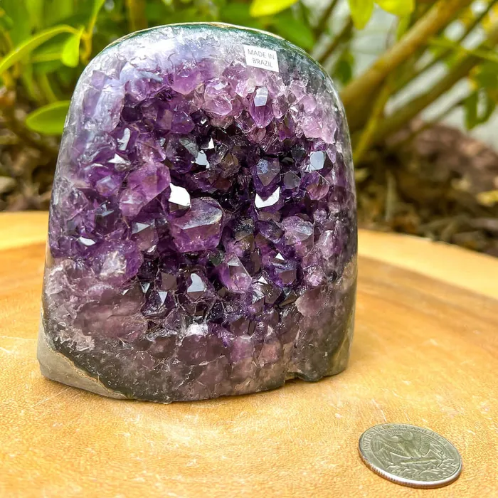 Magic Crystals Charm Necklaces Polished Amethyst Geode Cluster Cathedral Amethyst Group 1