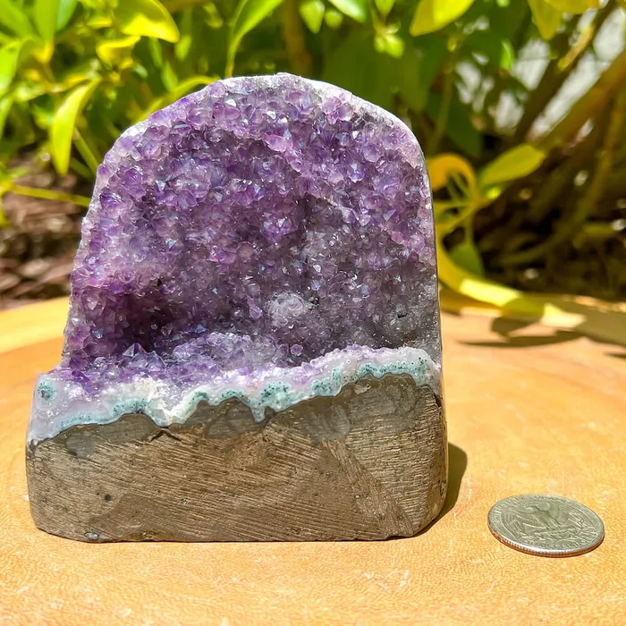 Magic Crystals Charm Necklaces Polished Amethyst Geode Cluster Cathedral Amethyst Group 1