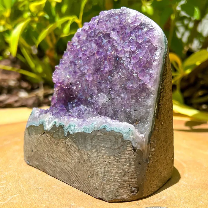 Magic Crystals Charm Necklaces Polished Amethyst Geode Cluster Cathedral Amethyst Group 1