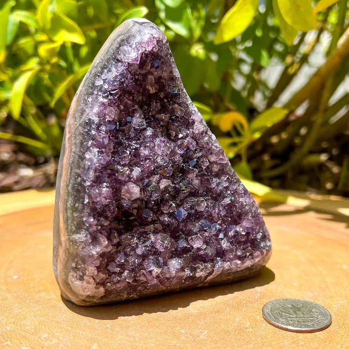 Magic Crystals Charm Necklaces Polished Amethyst Geode Cluster Cathedral Amethyst Group 1