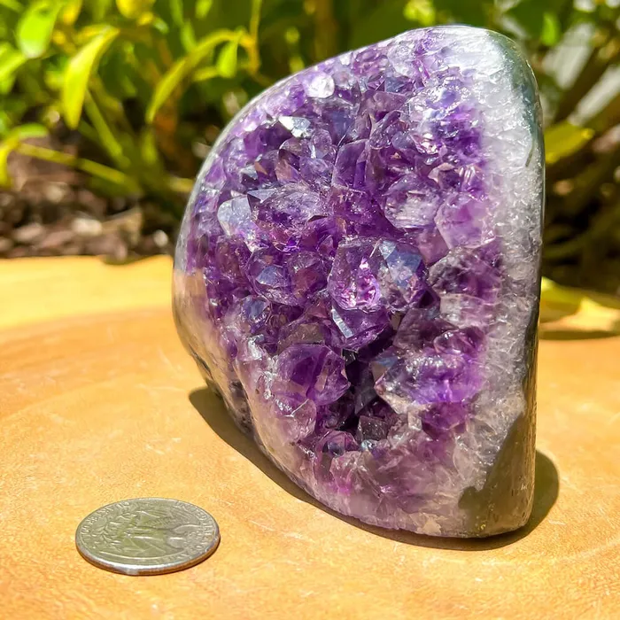 Magic Crystals Charm Necklaces Polished Amethyst Geode Cluster Cathedral Amethyst Group 1