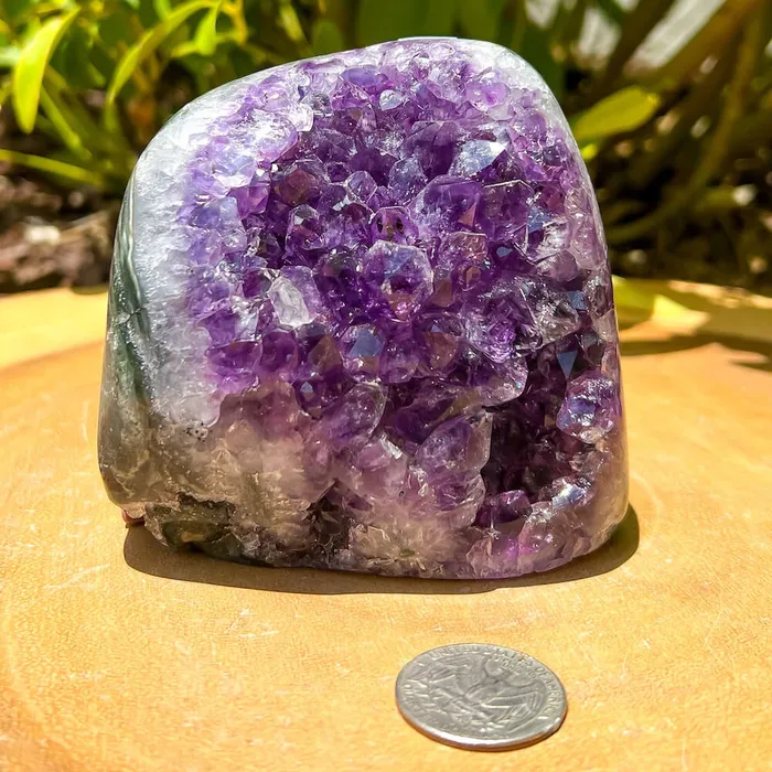 Magic Crystals Charm Necklaces Polished Amethyst Geode Cluster Cathedral Amethyst Group 1