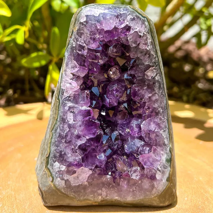 Magic Crystals Charm Necklaces Polished Amethyst Geode Cluster Cathedral Amethyst Group 1
