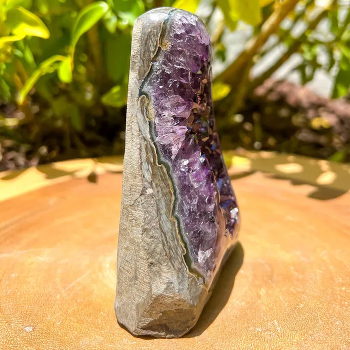 Magic Crystals Charm Necklaces Polished Amethyst Geode Cluster Cathedral Amethyst Group 1