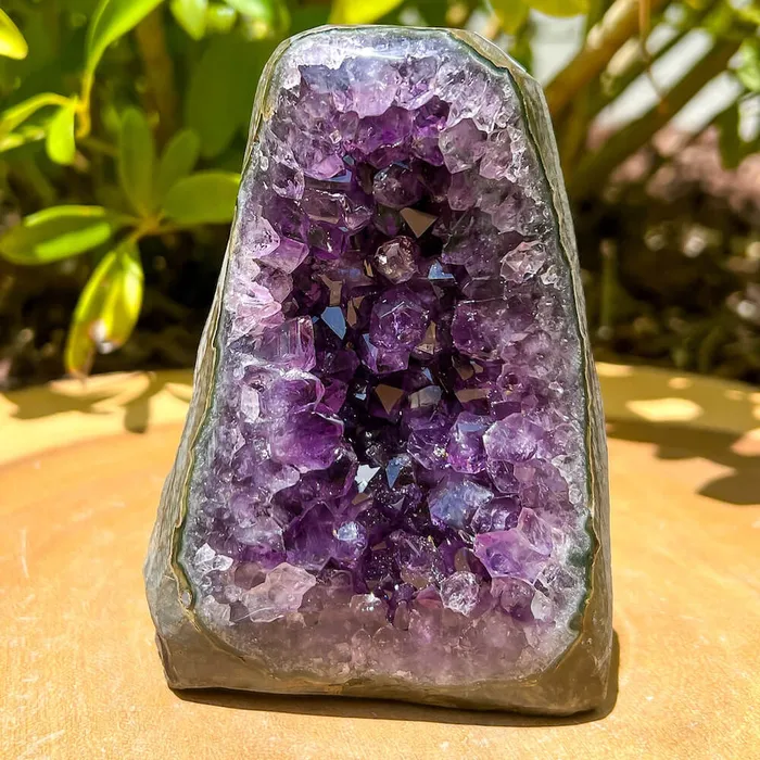 Magic Crystals Charm Necklaces Polished Amethyst Geode Cluster Cathedral Amethyst Group 1