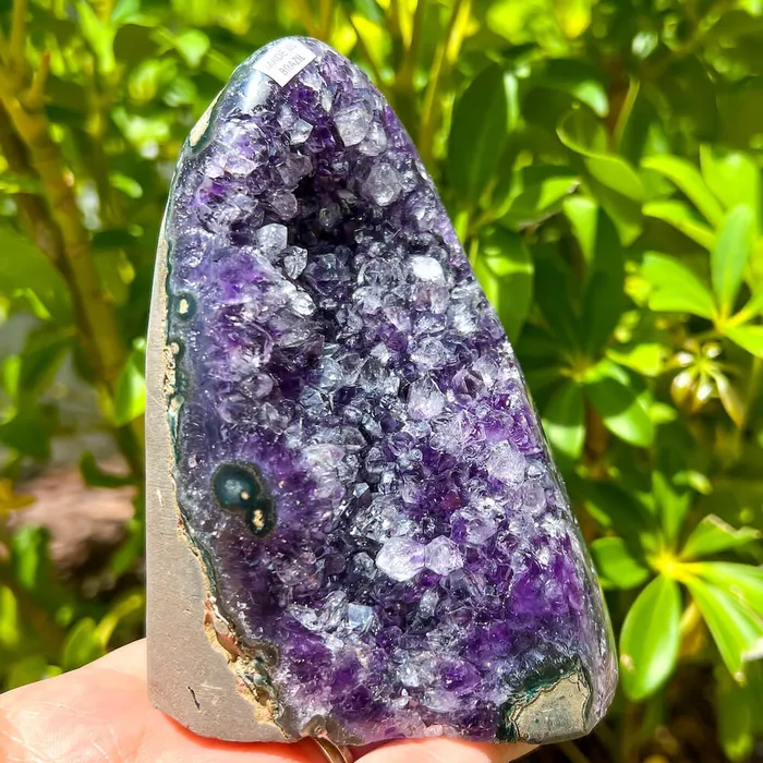 Magic Crystals Charm Necklaces Polished Amethyst Geode Cluster Cathedral Amethyst Group 1