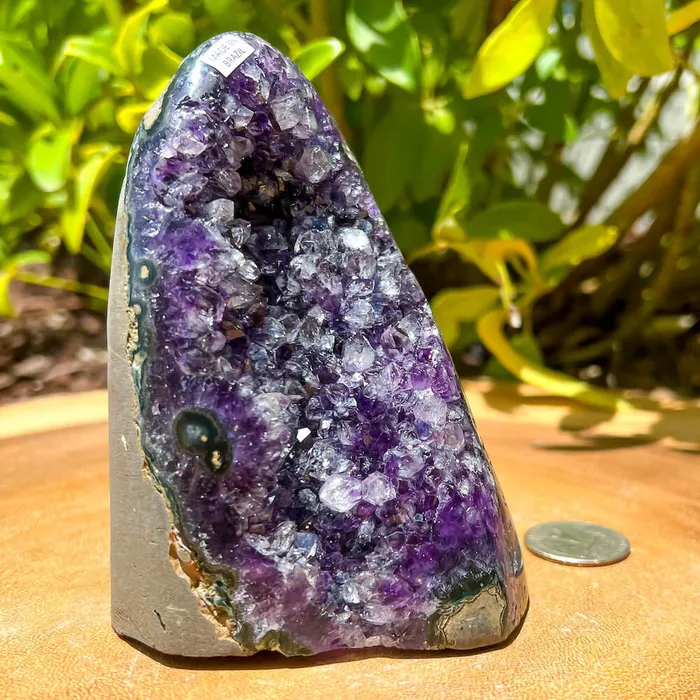 Magic Crystals Charm Necklaces Polished Amethyst Geode Cluster Cathedral Amethyst Group 1