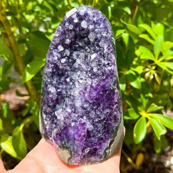 Magic Crystals Charm Necklaces Polished Amethyst Geode Cluster Cathedral Amethyst Group 1