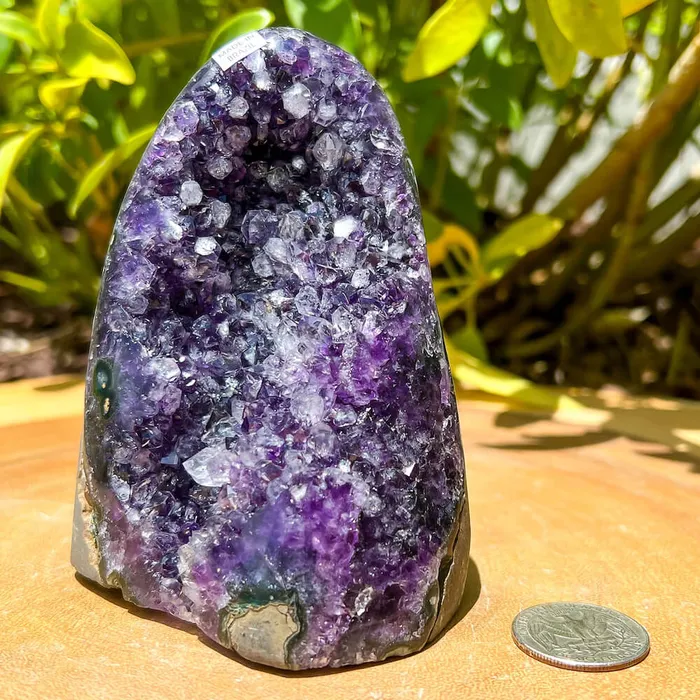 Magic Crystals Charm Necklaces Polished Amethyst Geode Cluster Cathedral Amethyst Group 1