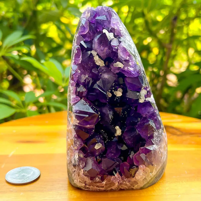 Magic Crystals Charm Necklaces Polished Amethyst Geode Cluster Cathedral Amethyst Group 1