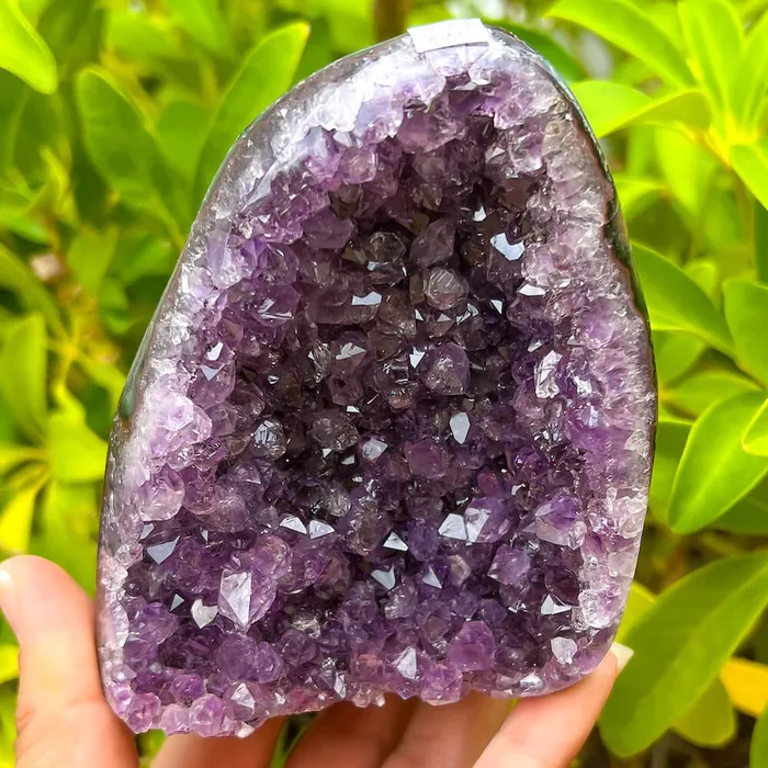Magic Crystals Charm Necklaces Polished Amethyst Geode Cluster Cathedral Amethyst Group 1