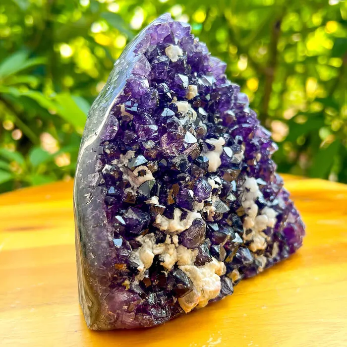 Magic Crystals Charm Necklaces Polished Amethyst Geode Cluster Cathedral Amethyst Group 1