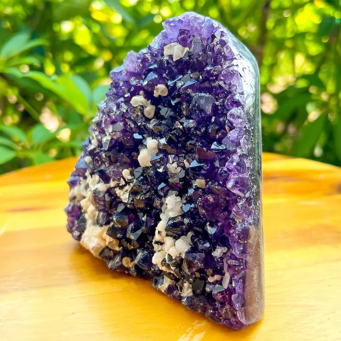 Magic Crystals Charm Necklaces Polished Amethyst Geode Cluster Cathedral Amethyst Group 1