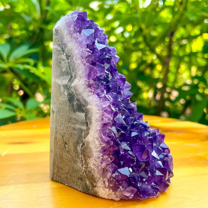 Magic Crystals Charm Necklaces Polished Amethyst Geode Cluster Cathedral Amethyst Group 1