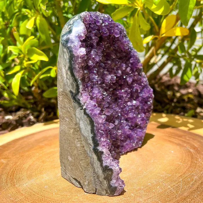 Magic Crystals Charm Necklaces Polished Cathedral Amethyst Cluster