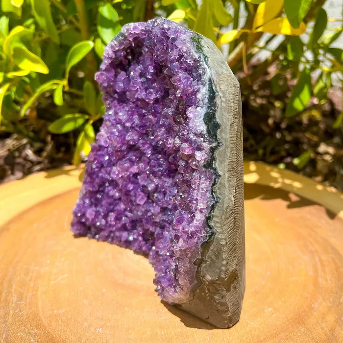 Magic Crystals Charm Necklaces Polished Cathedral Amethyst Cluster