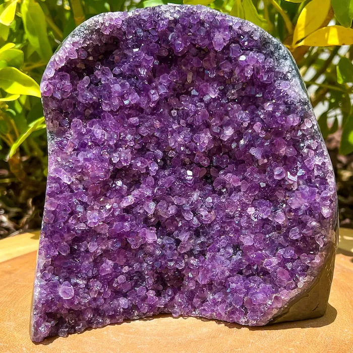 Magic Crystals Charm Necklaces Polished Cathedral Amethyst Cluster