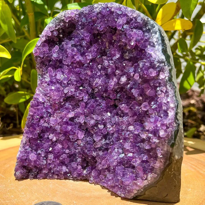 Magic Crystals Charm Necklaces Polished Cathedral Amethyst Cluster