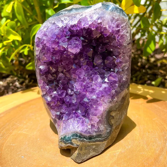 Magic Crystals Charm Necklaces Polished Cathedral Amethyst Cluster