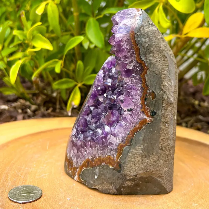 Magic Crystals Charm Necklaces Polished Cathedral Amethyst Cluster