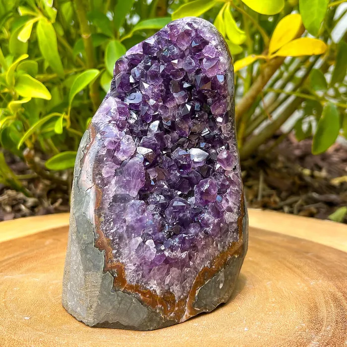 Magic Crystals Charm Necklaces Polished Cathedral Amethyst Cluster
