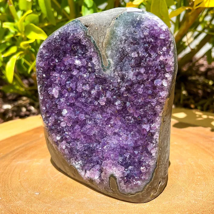 Magic Crystals Charm Necklaces Polished Cathedral Amethyst Cluster