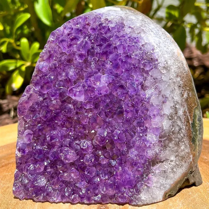 Magic Crystals Charm Necklaces Polished Cathedral Amethyst Cluster