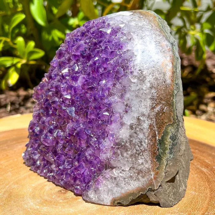 Magic Crystals Charm Necklaces Polished Cathedral Amethyst Cluster