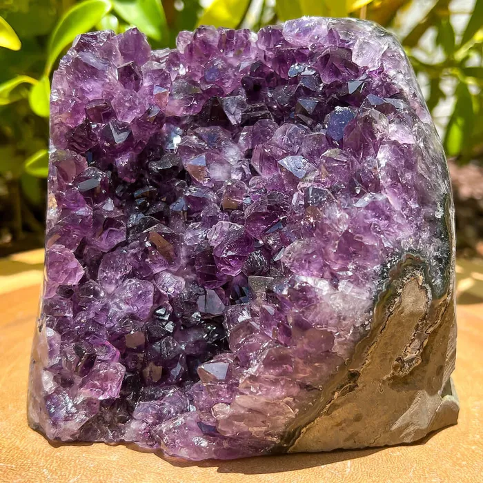 Magic Crystals Charm Necklaces Polished Cathedral Amethyst Cluster