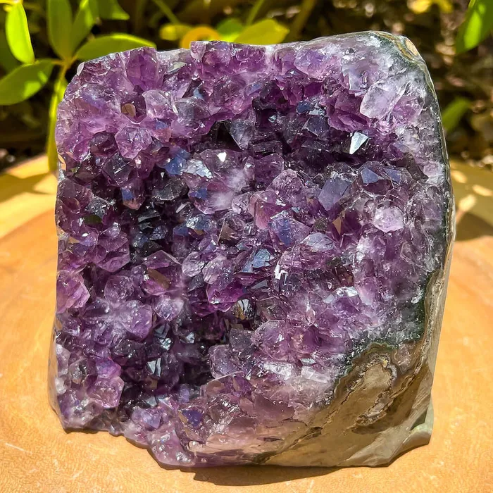 Magic Crystals Charm Necklaces Polished Cathedral Amethyst Cluster